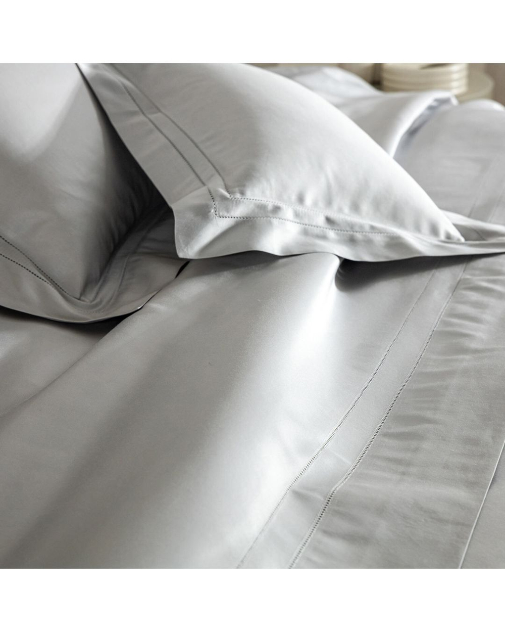 Постельное белье Frette Single Ajour Grey Cliff (240 x 220 см)