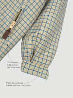 ПРЕДЗАКАЗ Куртка утеплённая демисезонная Mjölk Graphic Check, утеплитель 120гр/м2