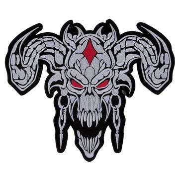 Нашивка Череп с рогами