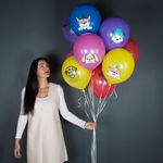 Шар (12''/30 см) Щенячий Патруль, Ассорти, пастель, 2 ст, 25 шт.