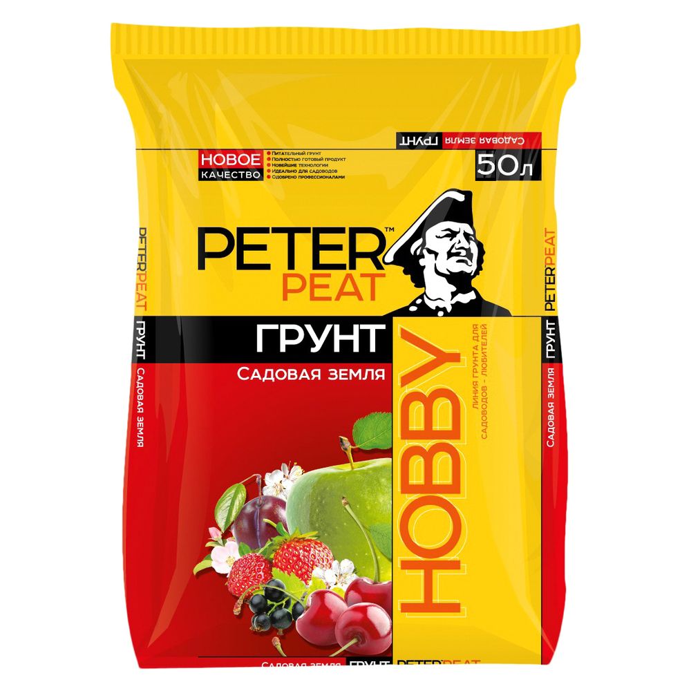 ГРУНТ PETER PEAT HOBBY САДОВАЯ ЗЕМЛЯ 50Л