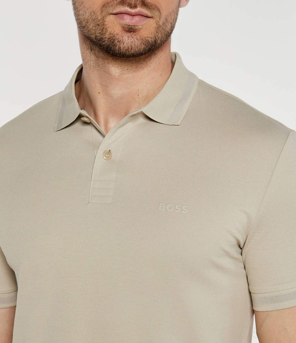 Поло Pio 1 BOSS GREEN - песочный(50507583)