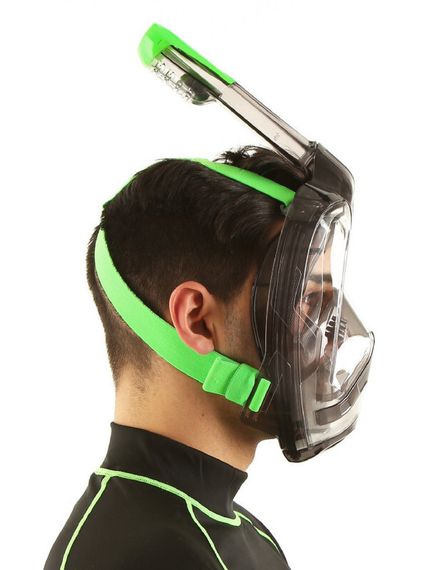 Маска полнолицевая Seac Magica Black/Lime