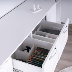 Сириус Тумба 4 двери и 2 ящика