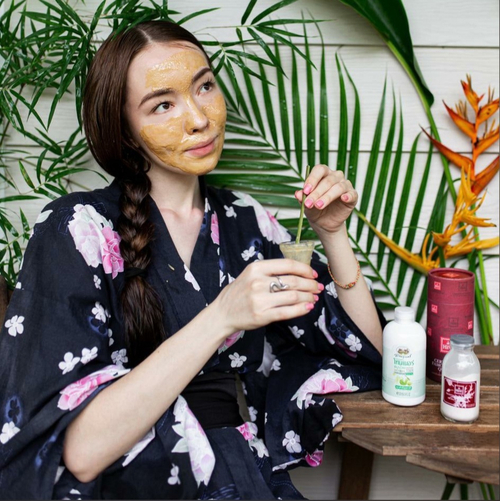 Антивозрастная маска с коллагеном и молочной кислотой Collagen Milk Bath Mask anti-aging treatment Madame Heng