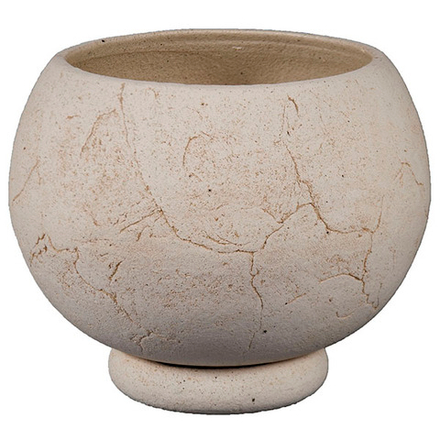 Горшок шамотный Шар большой d27 h25 15л