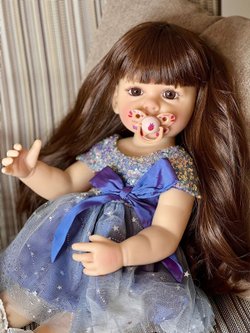 Кукла Реборн виниловая 55см в пакете (FA-539)