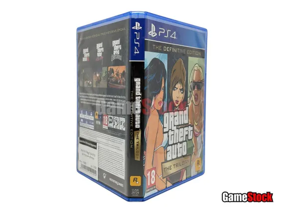 PS4 GTA Trilogy (Б/У, Русские субтитры, CUSA-29729)