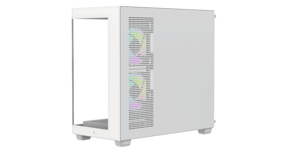 Корпус Ocypus Gamma C52 WH ARGB mATX/ITX 3xUSB Белый Gamma-C52-WHD300XX-GL