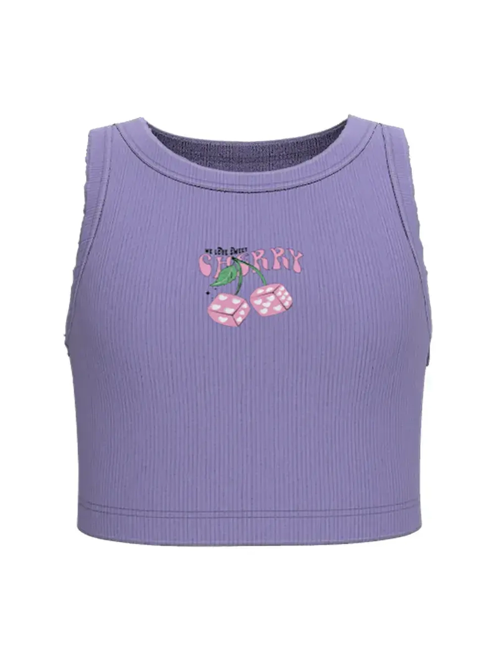 Летний кроп топ трикотажный детский