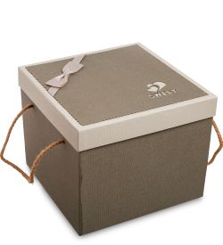 WG-64/3-C Коробка подарочная «Квадрат» цв.серый