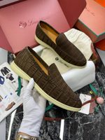 Лоферы Loro Piana кожи крокодила