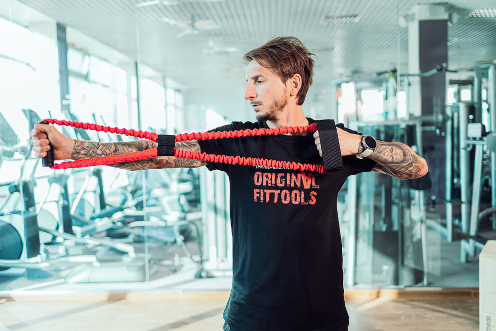 Эспандер-восьмерка сильное сопротивление