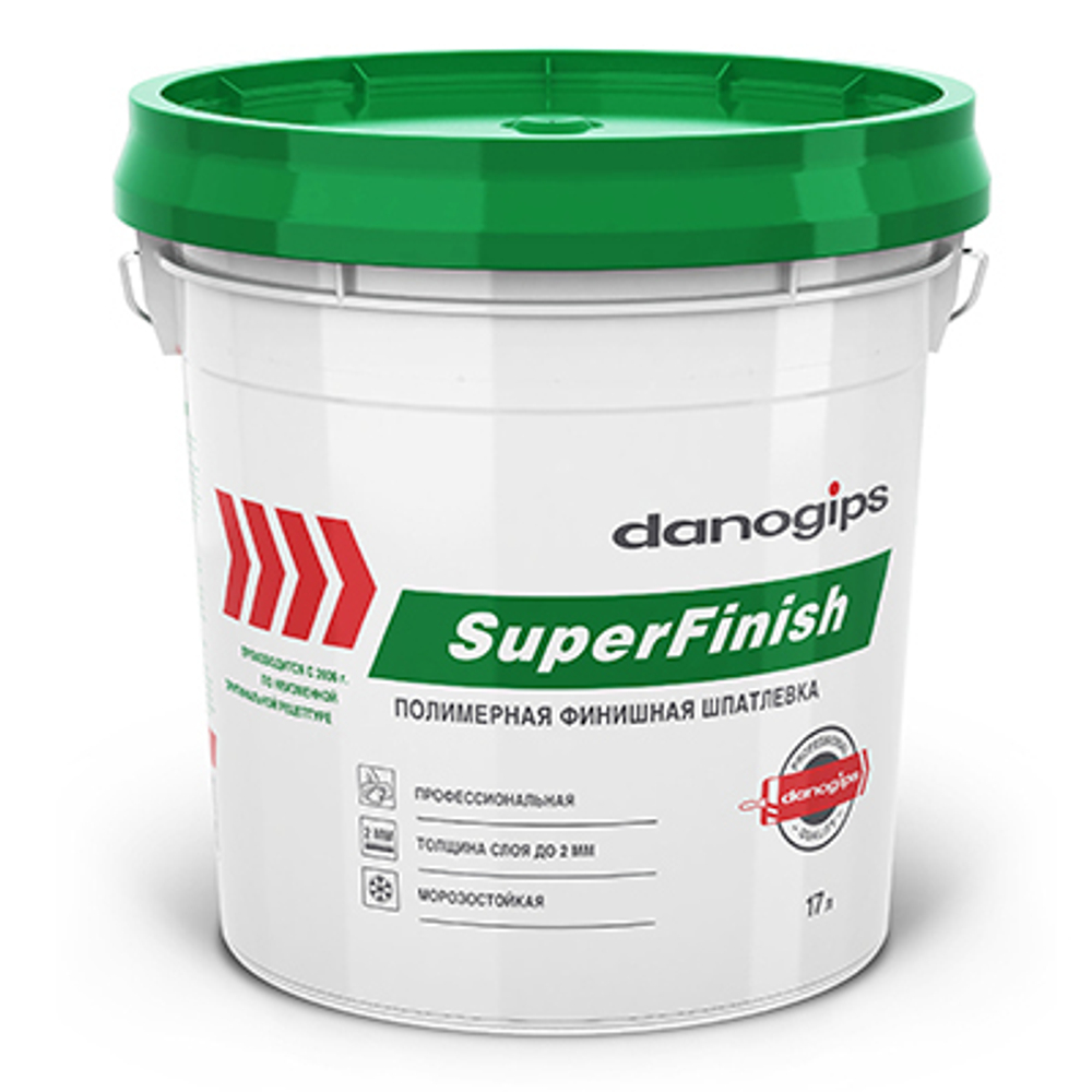 Шпатлевка универсальная DANO SuperFinish 17 л