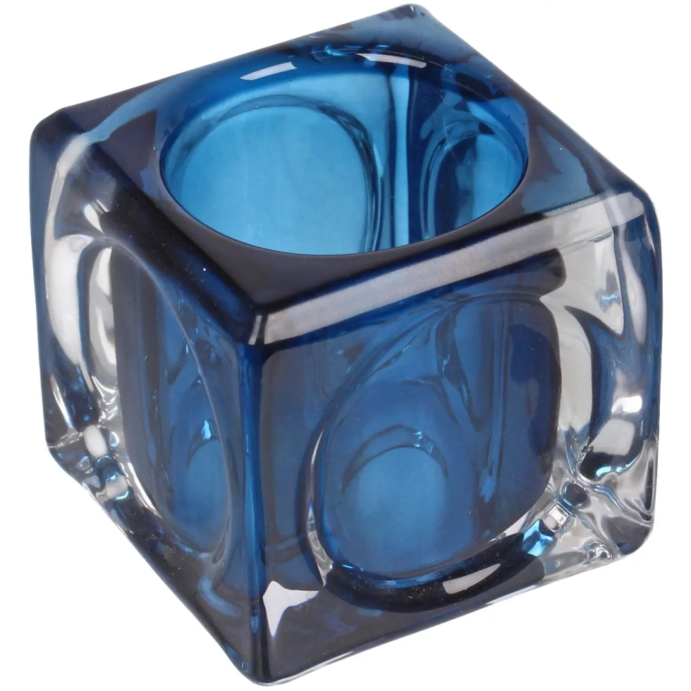 Подсвечник «ICE» 5*5 см, Синий