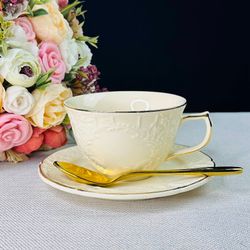 Lenardi 205-406 Чайный набор 12пр. 250 мл ДОМИНИКА КРЕМ в под.уп.(х6)Фарфор