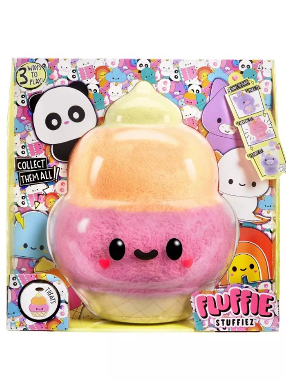 Мягкая игрушка-антистресс Fluffie Stuffiez Большое Мороженое