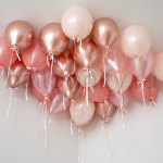 Шары россыпью "Розовое золото"