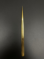 Пинцет № 54 Lashexpress прямой золото с лазерным напылением