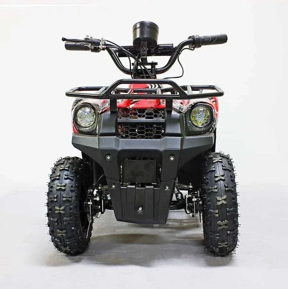 Электроквадроцикл Green Camel Гоби K45 (36V 800W R6 Цепь) быстросъем, ножной тормоз