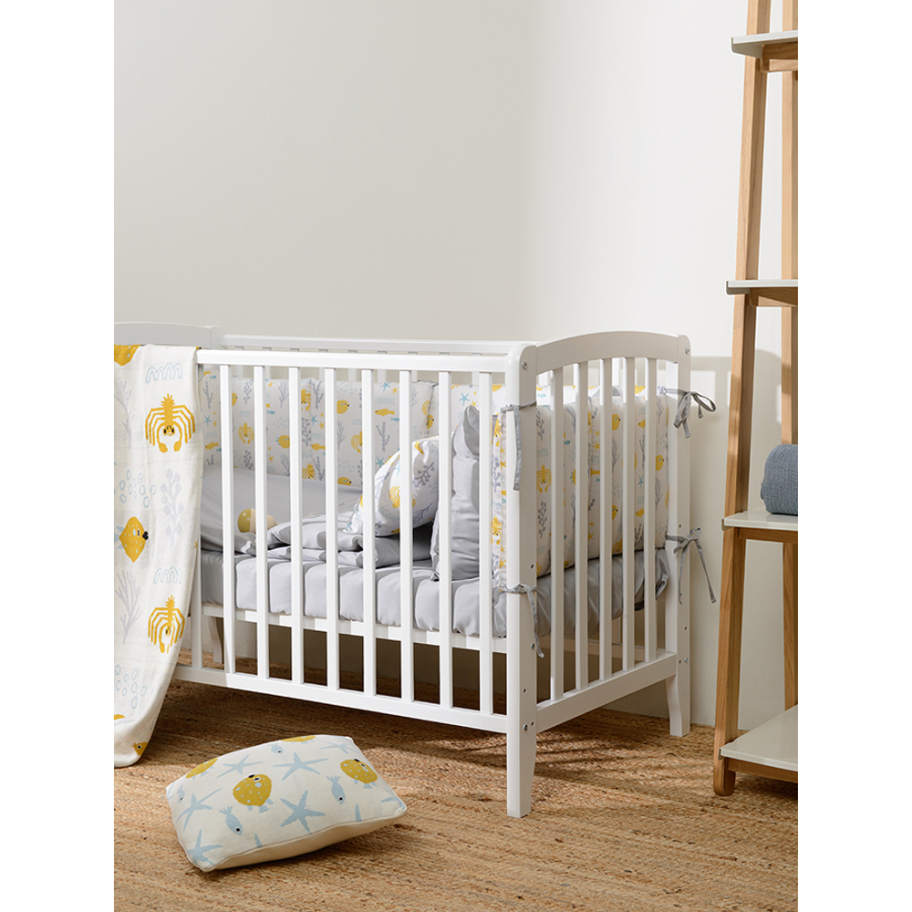 Простыня детская на резинке 70x140x20 Tkano Essential светло-серая