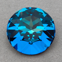Swarovski 1201 Round FS, Crystal Bermuda Blue F