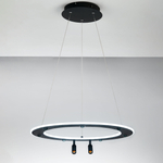 740467 Люстра DIVE LED 90W 4900LM G ЧЕРНЫЙ 3000-6000К