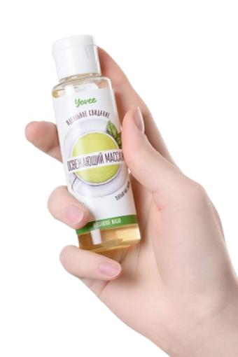 Yovee массажное масло «Освежающий массаж» (зеленый чай и мята)