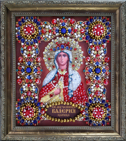 Ии-67 Набор для вышивания хрустальными камнями Святая Валерия