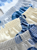 Пижама для мальчика Next AJ4-841, 3 шт., Синий, Бежевый