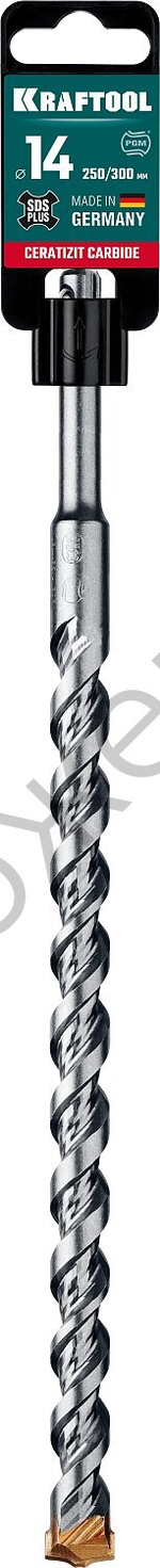 KRAFTOOL CERATIZIT CARBIDE 14 х 300 мм, SDS-plus бур (29320-310-14)