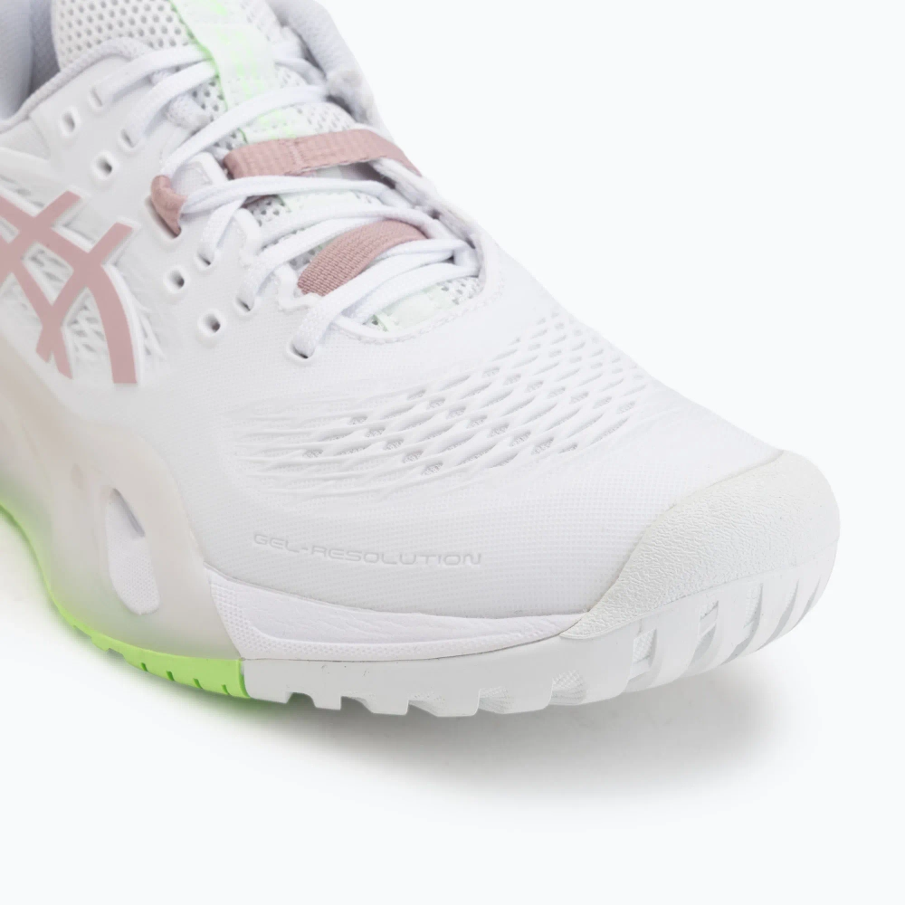 Женские Теннисные Кроссовки ASICS Gel-Resolution X W white/morganite
