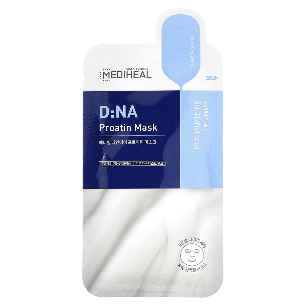 MEDIHEAL, D: маска для лица с протеином NA, 1 шт., 25 мл (0,81 жидк. унц.)