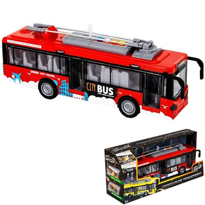 Троллейбус на батарейках Young Racer MK121 в кор.