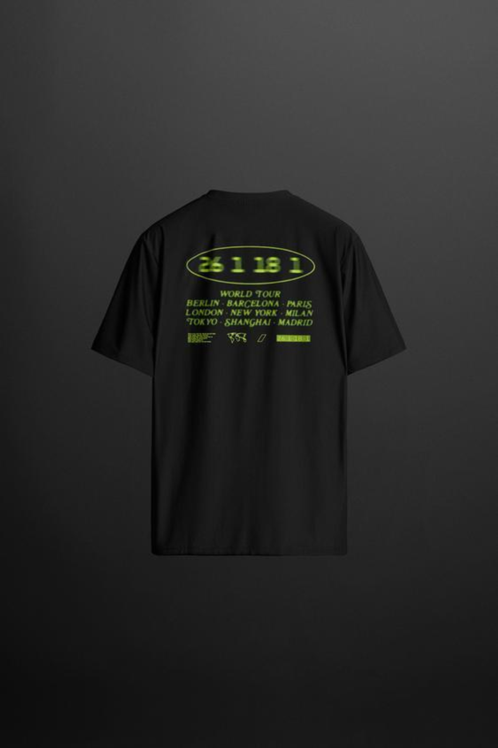 ZARA СПОРТИВНАЯ ФУТБОЛКА ИЗ РЕЛЬЕФНОЙ ТКАНИ, ЧЕРНЫЙ