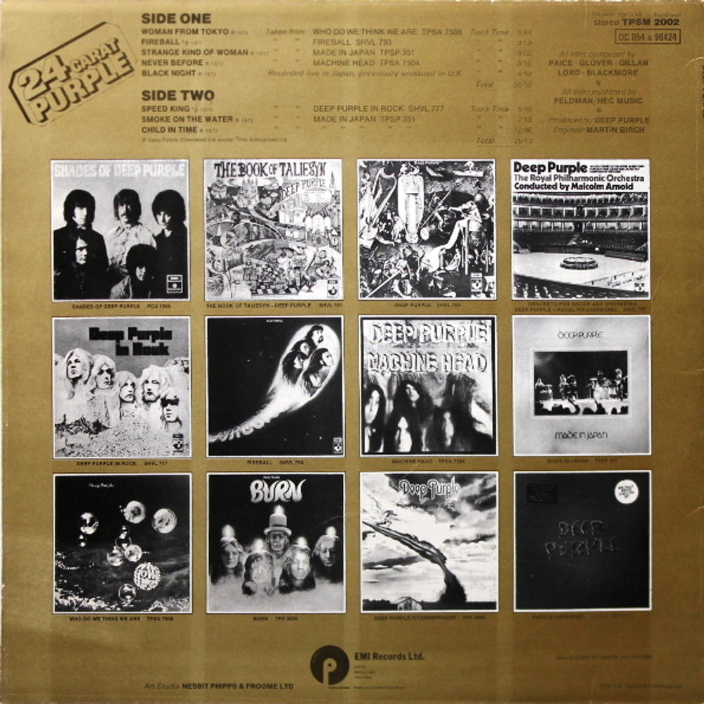 Deep Purple / 24 Carat Purple (LP)