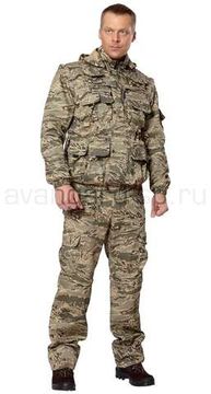 Костюм "Хищник" кур+бр (РипСтоп, КМФ серый пиксель)