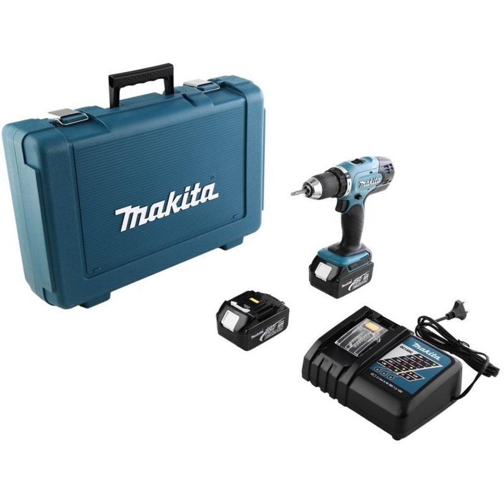 Дрель-шуруповерт Makita DDF453RFE 18В 2х3 Ач