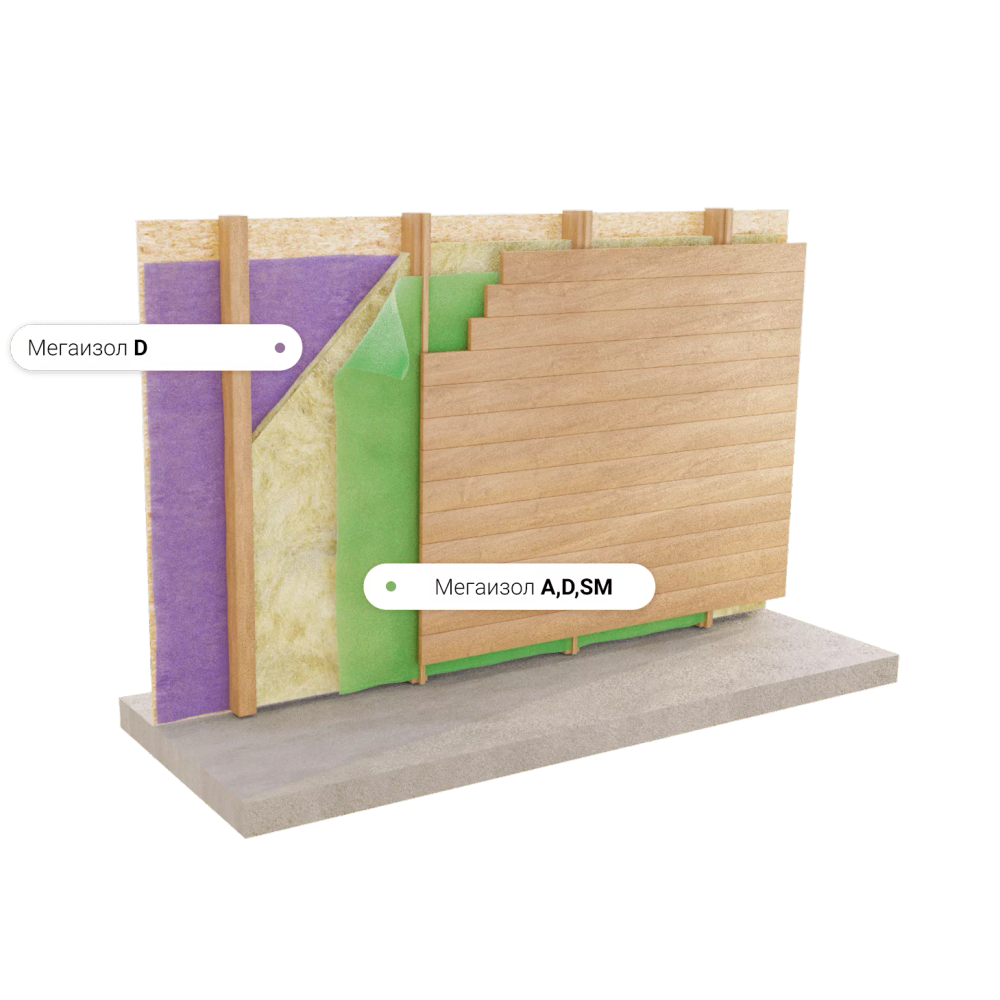 Универсальная гидро-пароизоляция Фаворит D (70 м²)