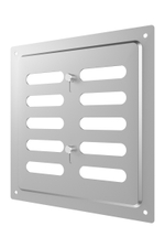 Решетка вентиляционная MER регулируемая 175х175 оцинк.сталь ERA