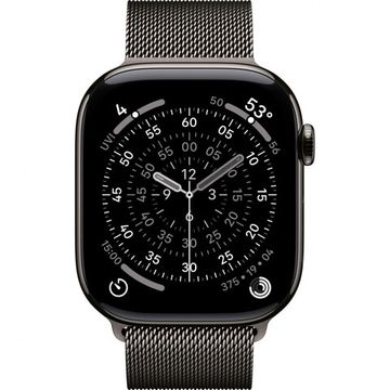 Умные часы Apple Watch Series 11 46 мм Titanium Milanese Loop Серый