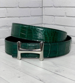 Ремень Hermes из кожи крокодила