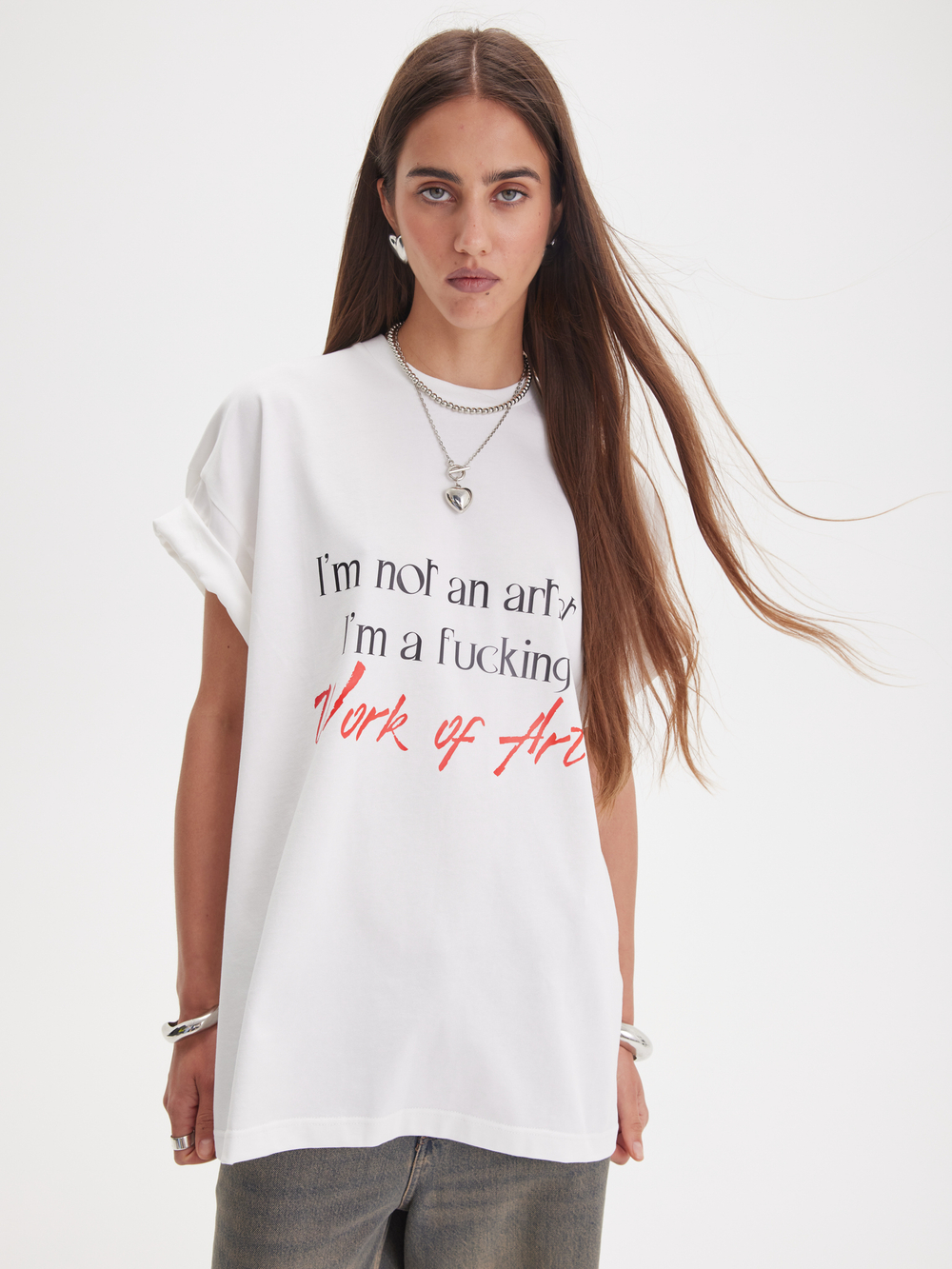 Футболка WORK OF ART, молочная