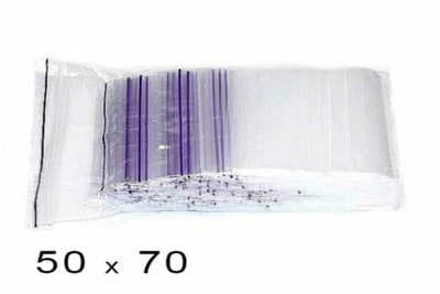 Пакеты полиэтиленовые Zip-Lock 5х7см (100 штук в упаковке)