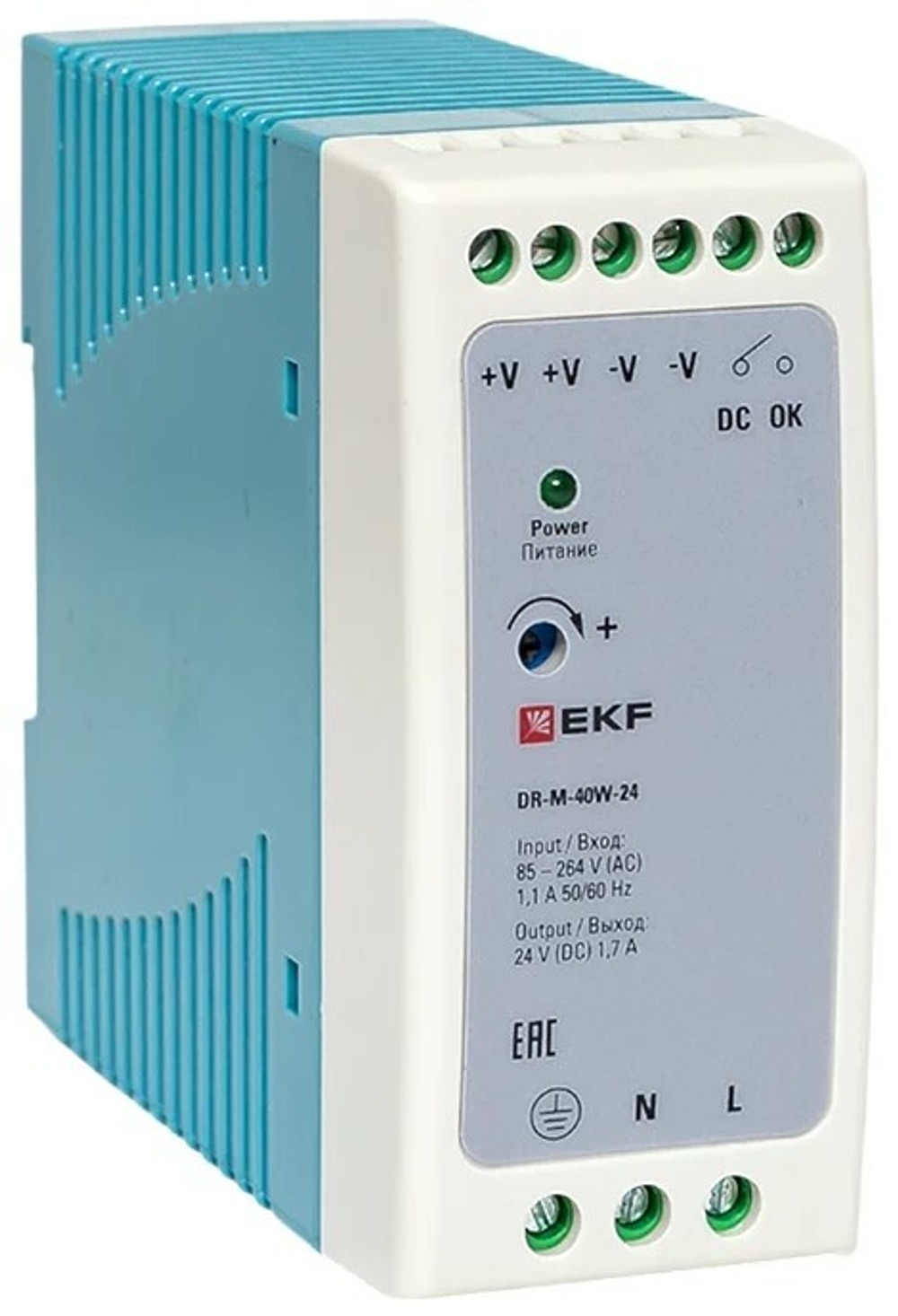 Блок питания  EKF DR-M-40W-24
