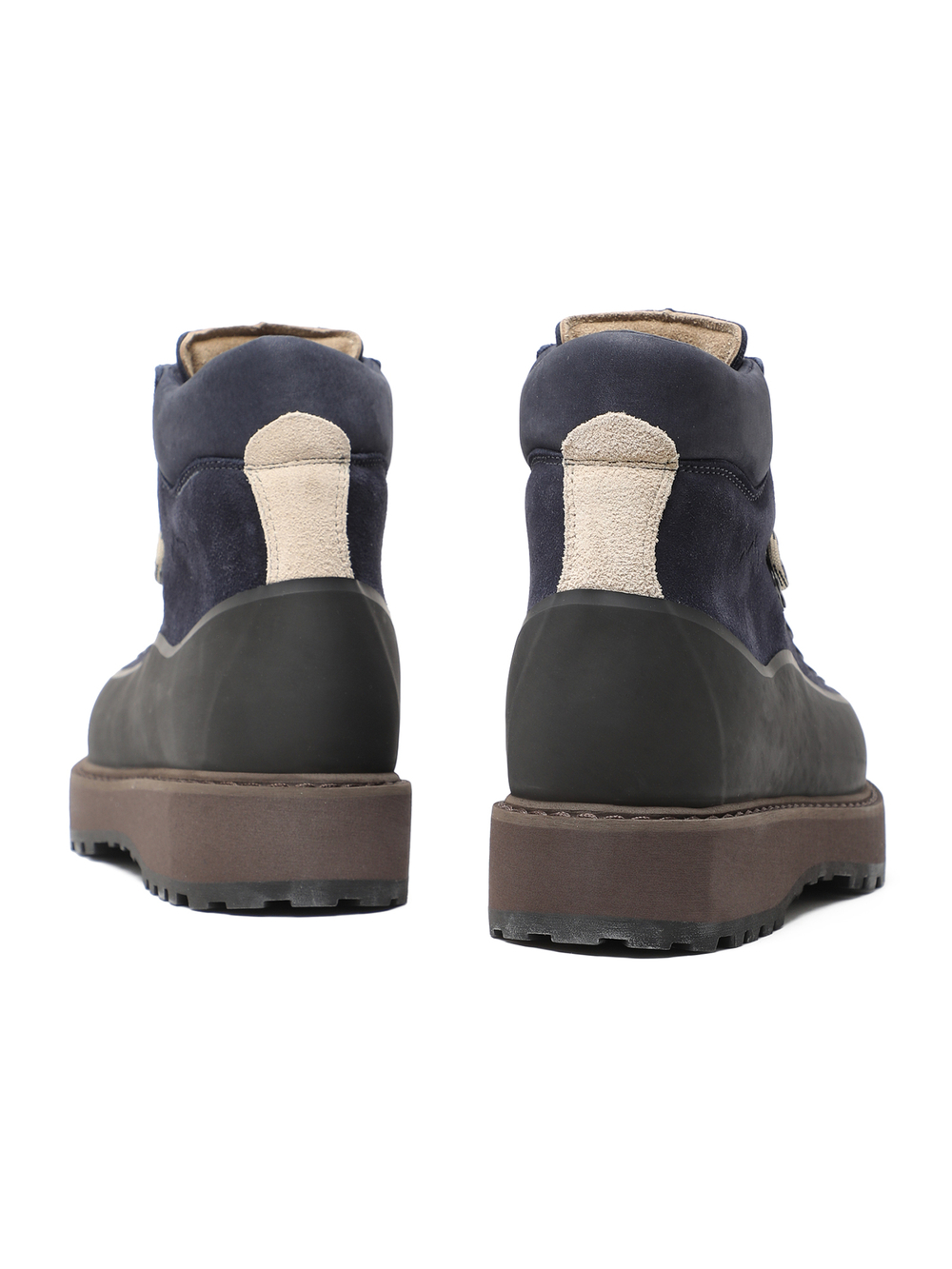 Ботинки Высокие Из Замши Roccia Vet Due Gomma