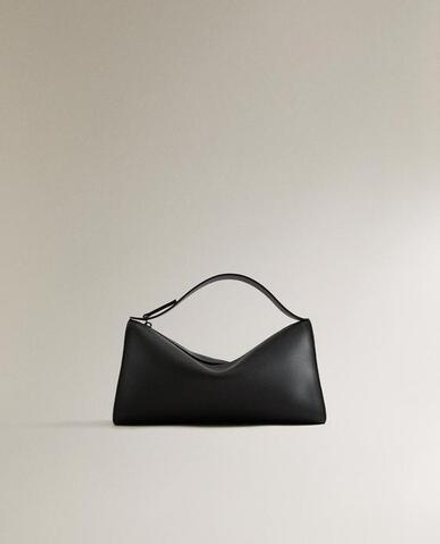 ZARA HOME МИНИ-КОЖАНАЯ СУМКА, ЧЕРНЫЙ