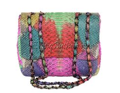 Клатч из кожи питона CL-3