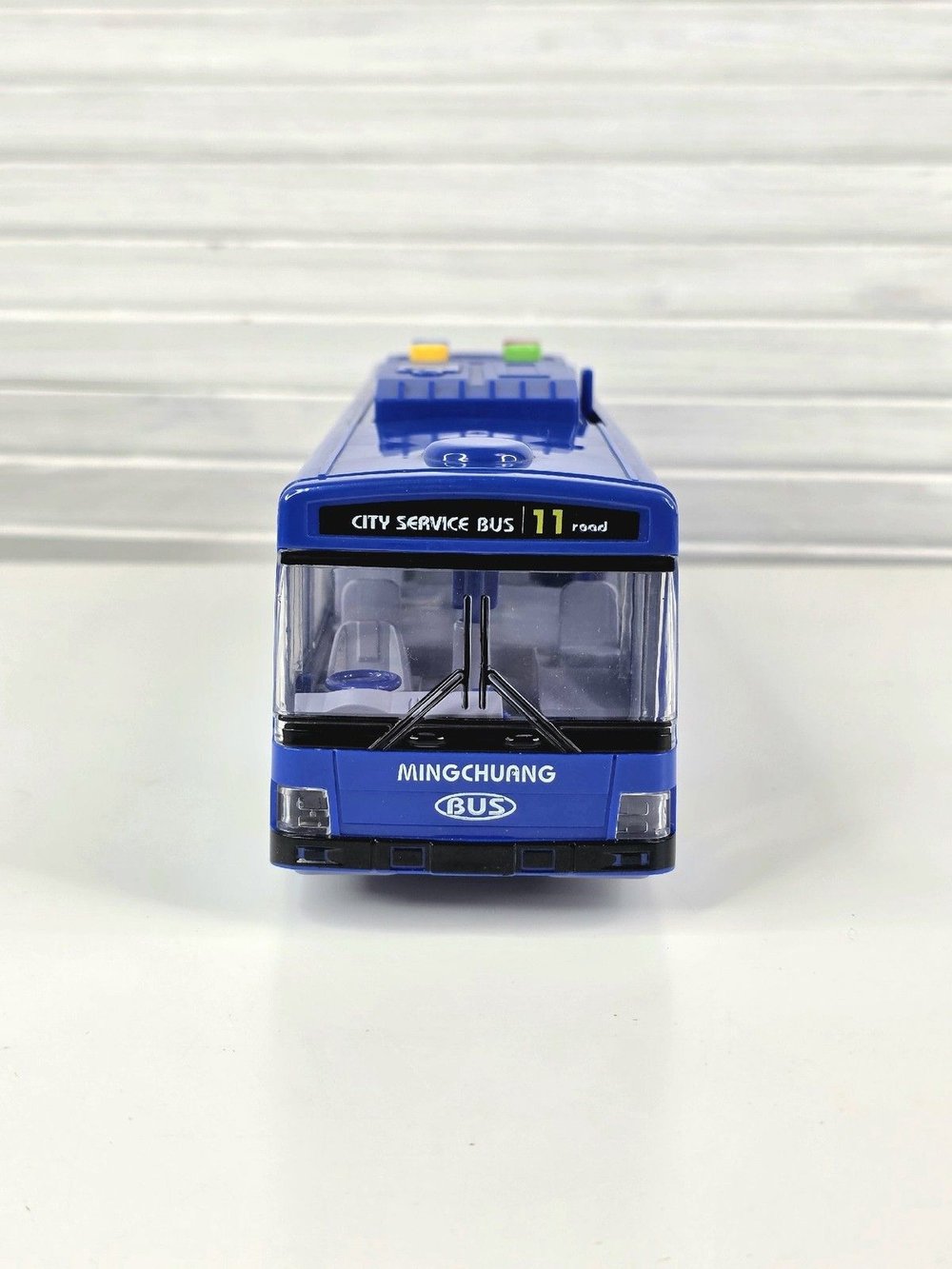 Игровая машинка Автобус со светом и звуком синий (202388598)