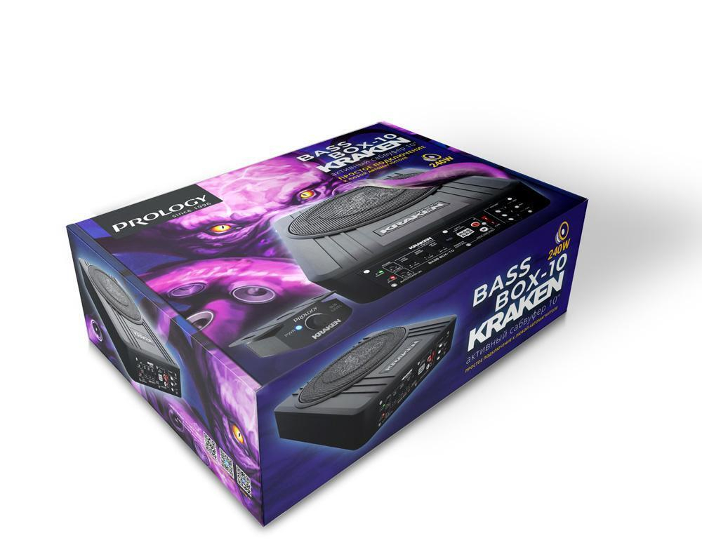 Сабвуфер под сиденье Prology KRAKEN BASS BOX-10